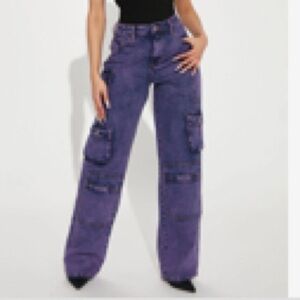 Fashion Nova Cargo Jeans